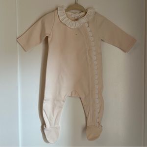 Chloe Onesie - Pink Scallop - 3M
